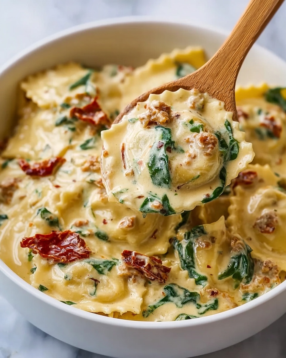 Slow Cooker White Lasagna Soup Recipe - Recipe Image