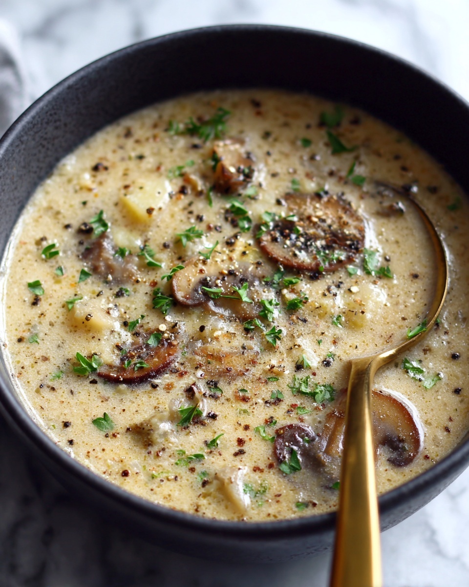 Easy Cream of Mushroom Soup Recipe - Recipe Image