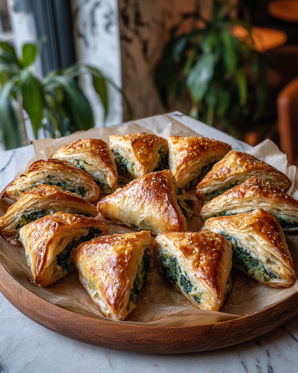 Lebanese Spinach Pies (Fatayer) Recipe - Recipe Image