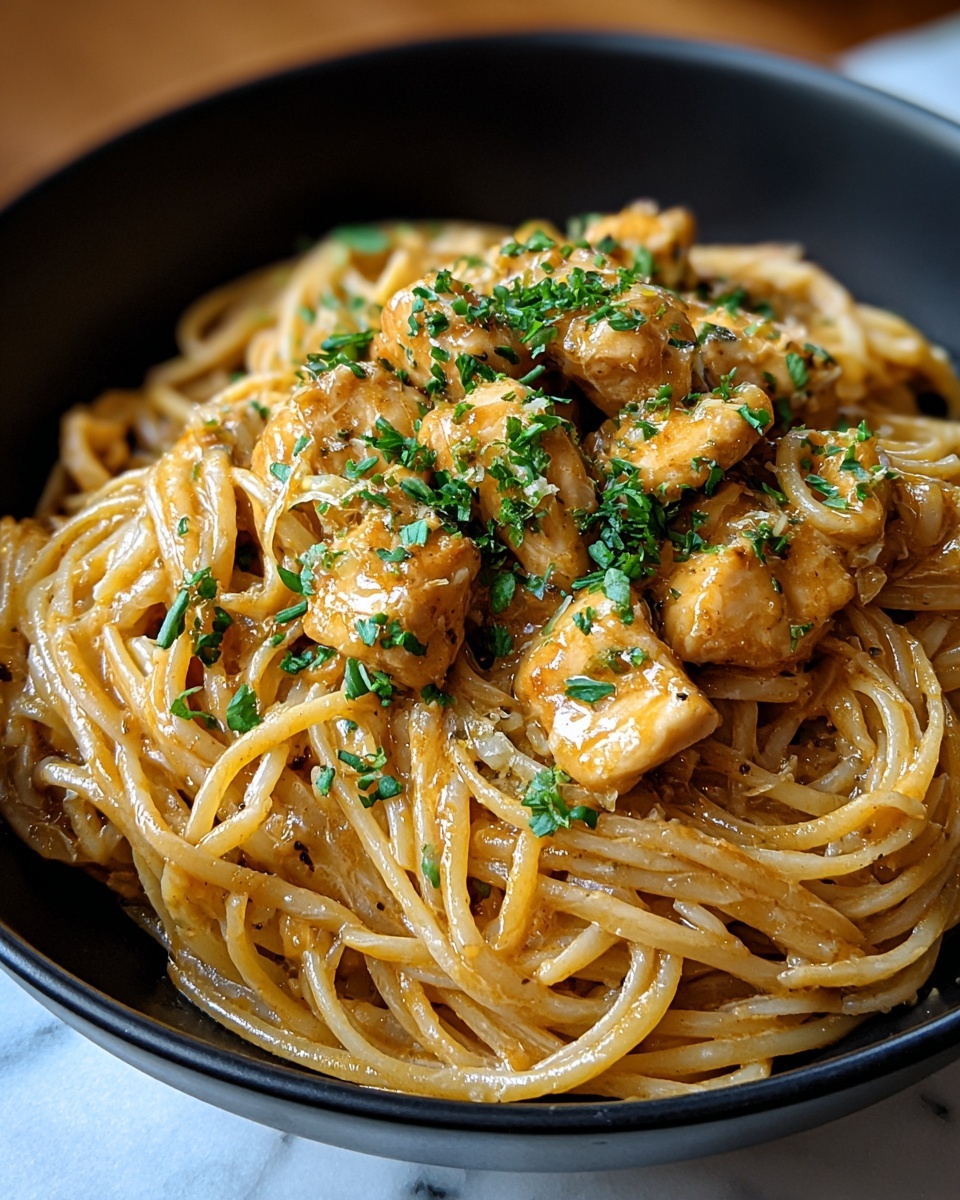 Cowboy Butter Chicken Linguine Recipe - Recipe Image