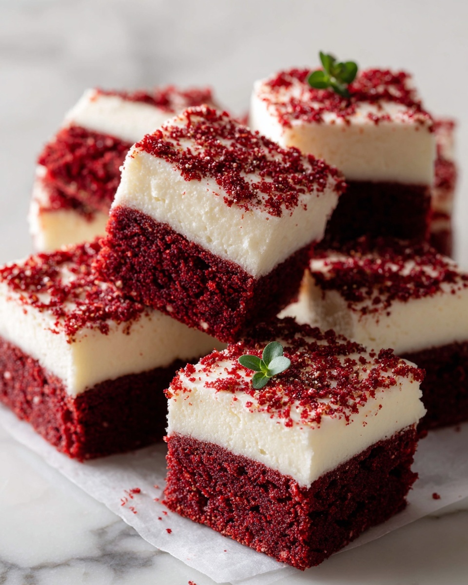 Cream Cheese Red Velvet Fudge Recipe - Recipe Image
