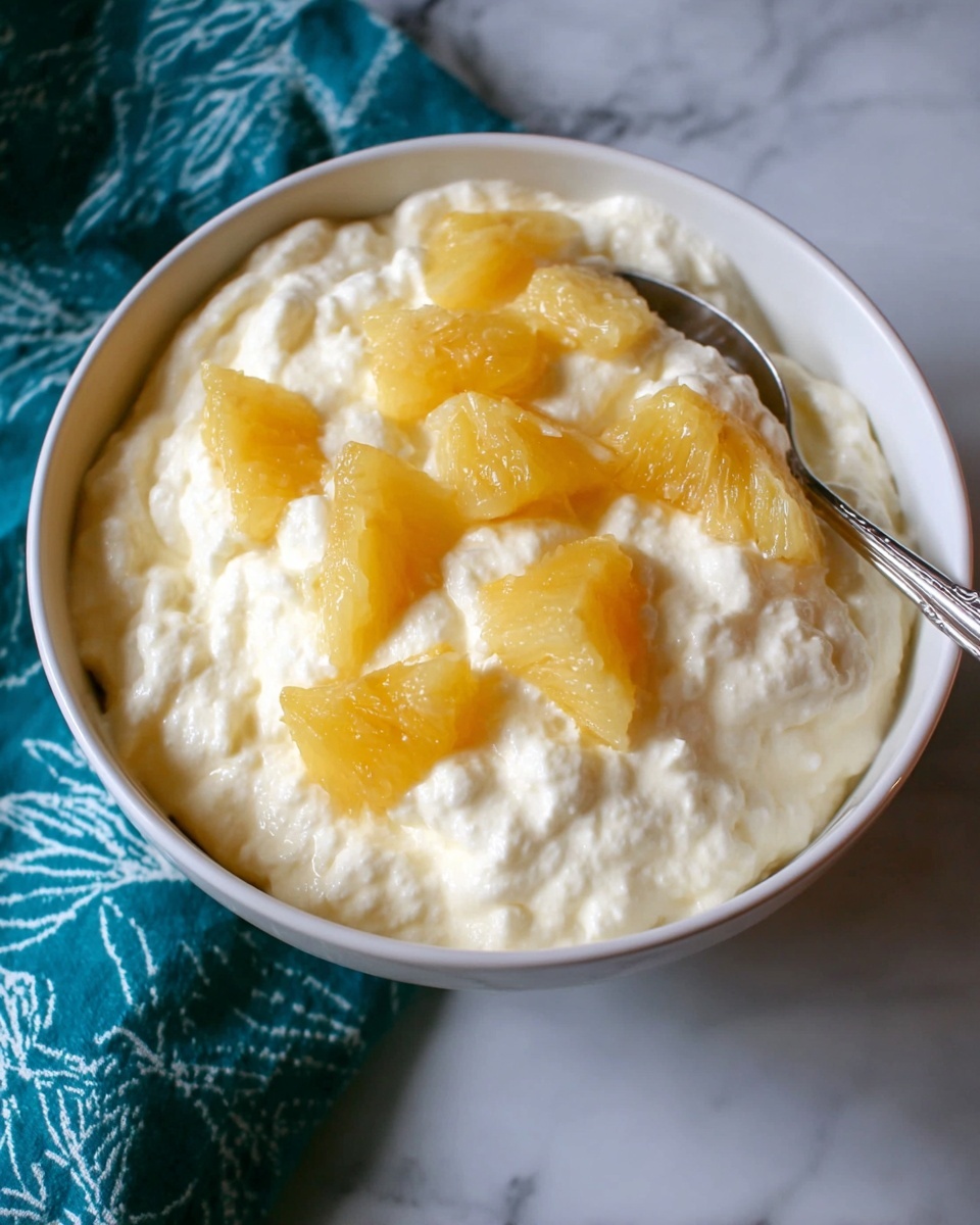 Hawaiian Pineapple Coconut Fluff: Irresistible Tropical Treat Recipe - Recipe Image