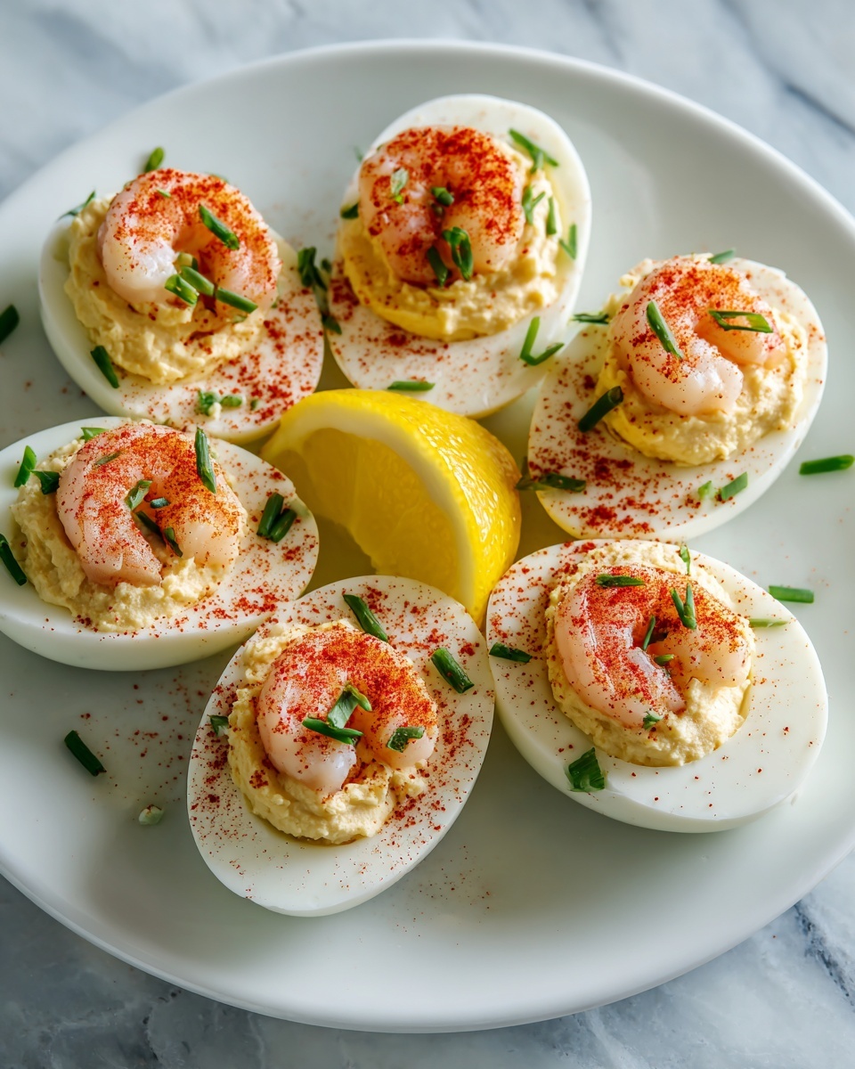Cajun Shrimp Deviled Eggs Recipe - Recipe Image