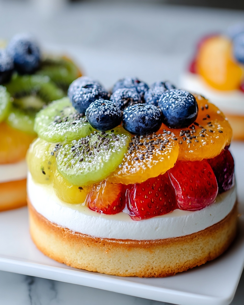 Healthy Bagel Fruit Pizzas for Kids Recipe - Recipe Image