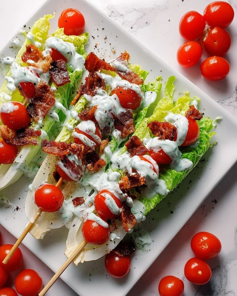 Wedge Salad Skewers Recipe