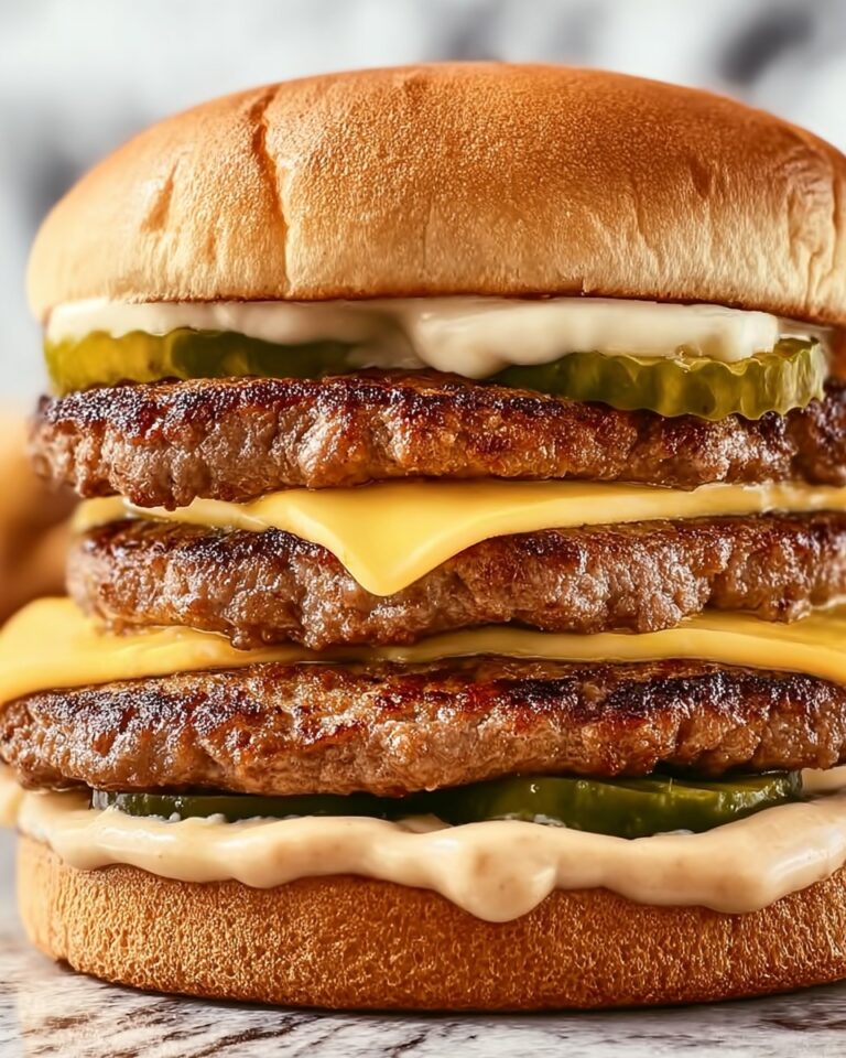 Homemade Sonic Double Smasher Burger Recipe