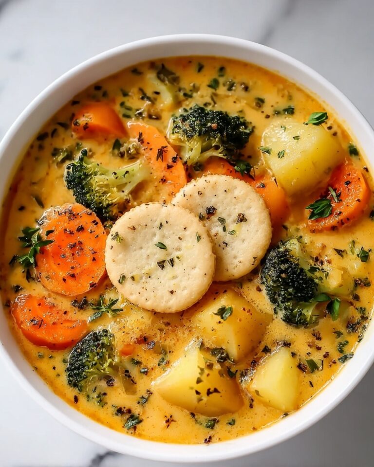 One Pot Creamy Vegetable Soup Recipe