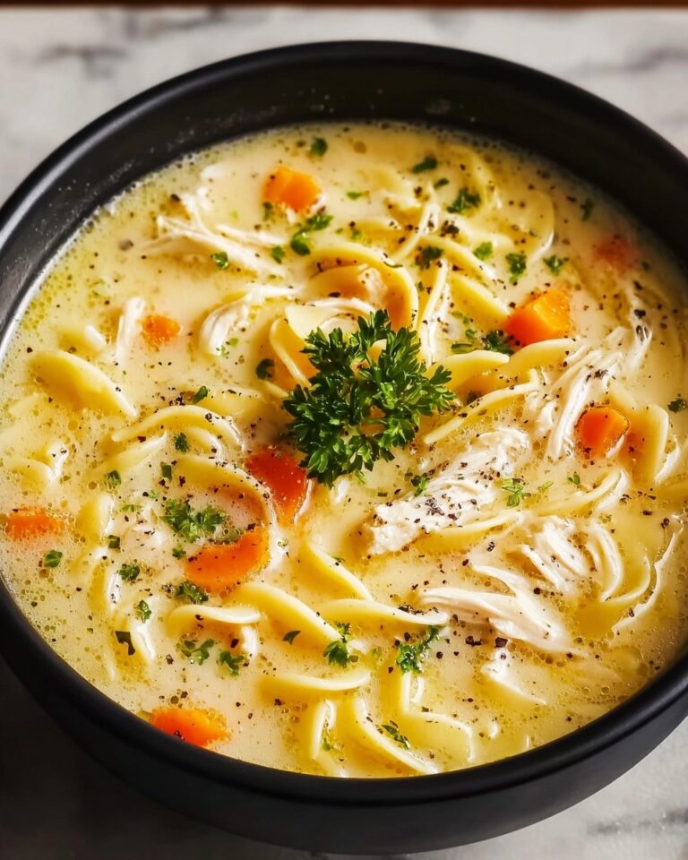 Creamy Chicken Noodle Soup Recipe