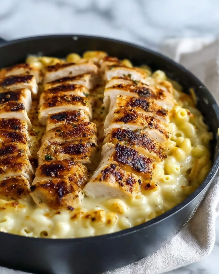 Spicy Honey Pepper Chicken with Creamy Macaroni and Cheese Recipe