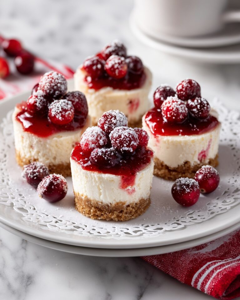 Mini Cranberry Cheesecakes Recipe
