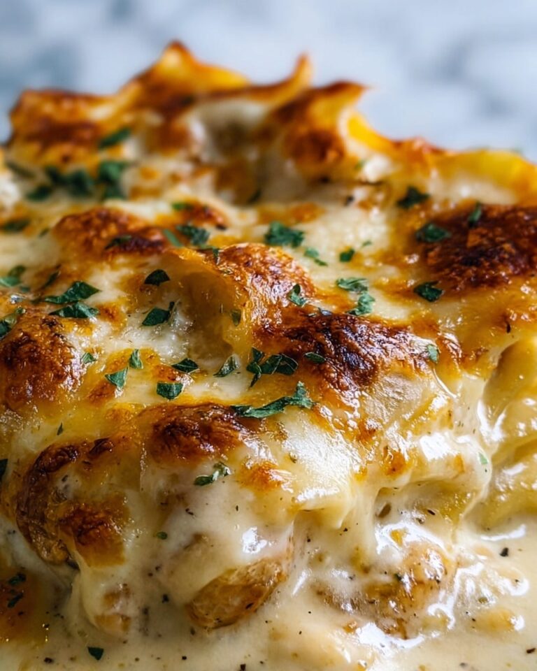 Cheesy Garlic Parmesan Chicken Pasta Skillet Recipe