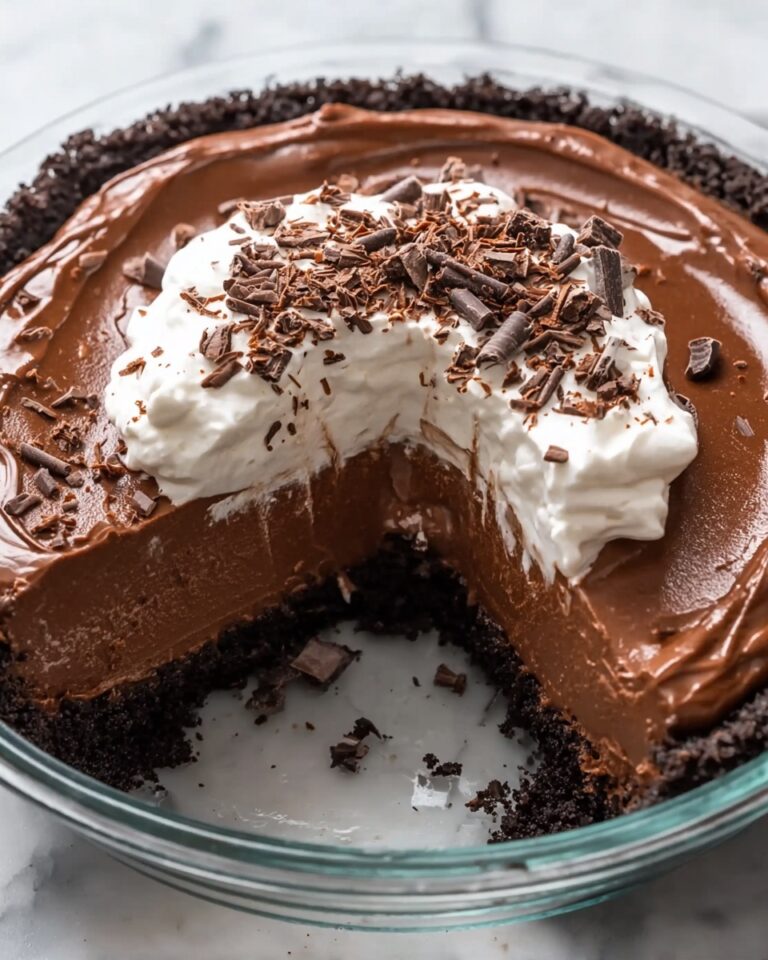No Bake Chocolate Pudding Pie Recipe
