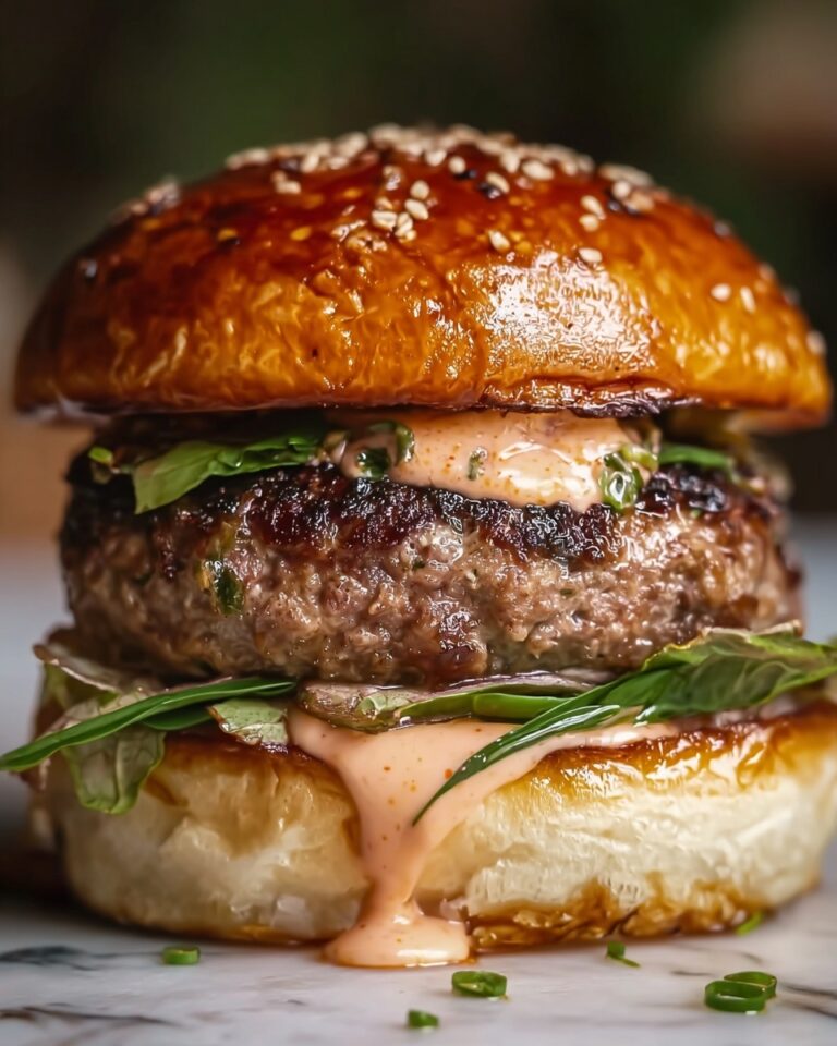 Juicy Smashed Patty Burger with Secret Sauce Recipe