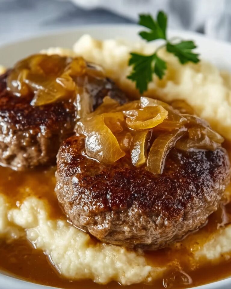 Salisbury Steak with Onion Gravy Recipe