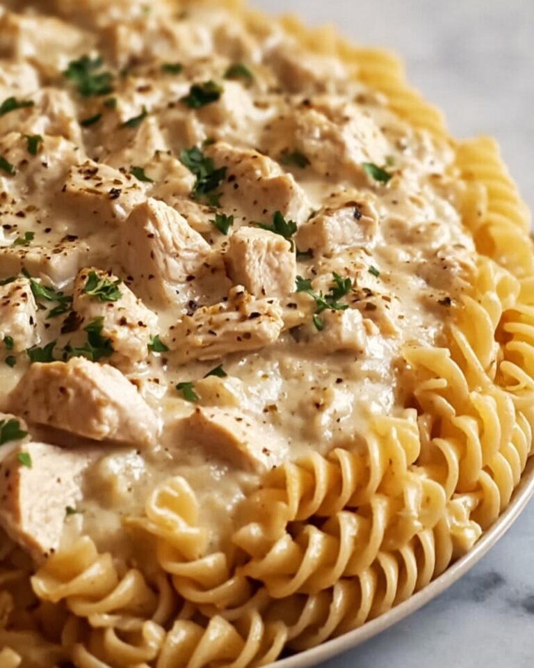 Crockpot Garlic Parmesan Chicken Pasta Recipe
