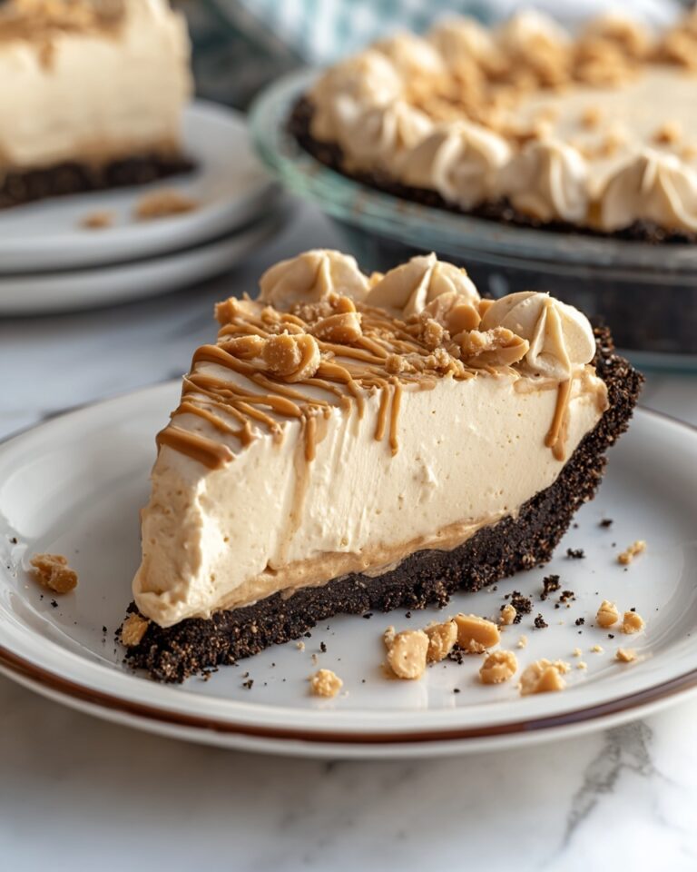 No Bake Cream Cheese Peanut Butter Pie Recipe