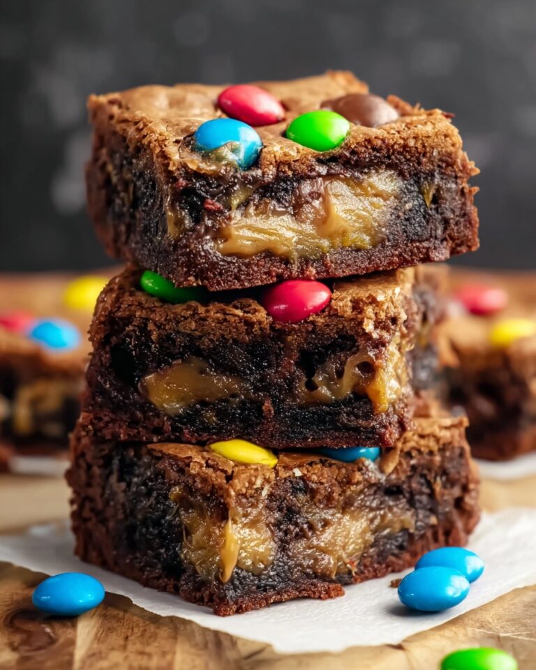 M&M Brownies Chocolate Fudge Recipe