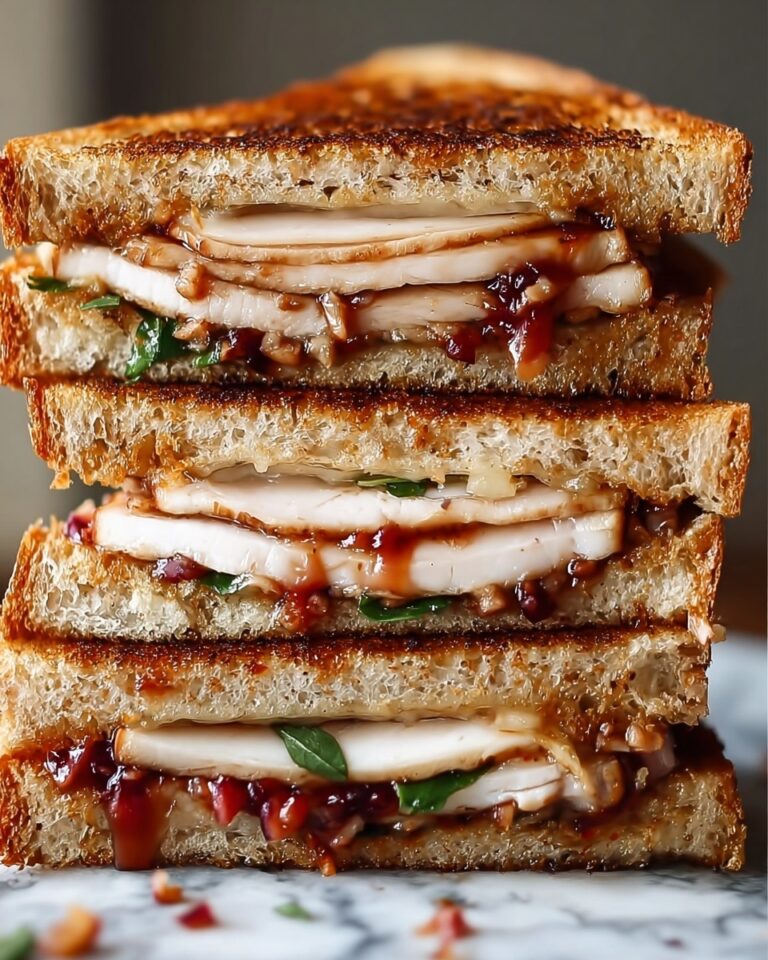 Gourmet Grilled Cheese with Ham, Brie, Apple & Dijon Recipe