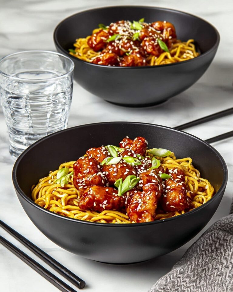 Slow Cooker Honey Garlic Chicken Noodles Recipe