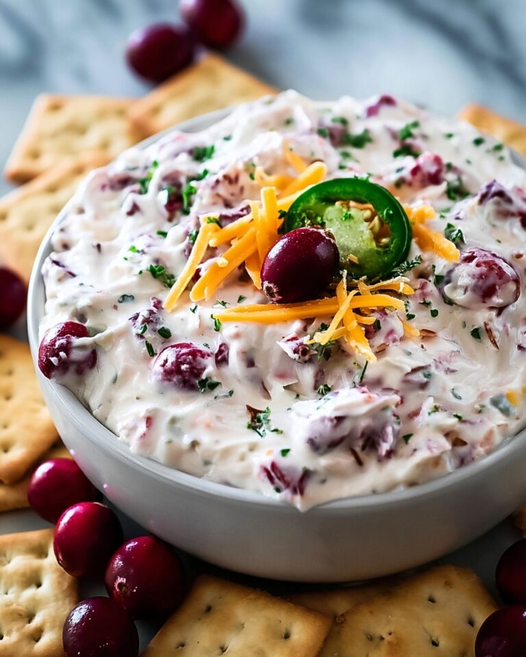 Holiday Cranberry Jalapeño Cream Cheese Dip Recipe