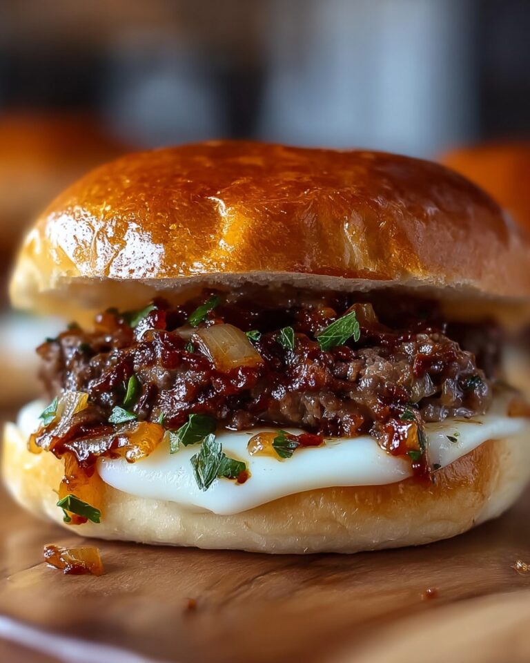 French Onion Beef Sloppy Joes Recipe