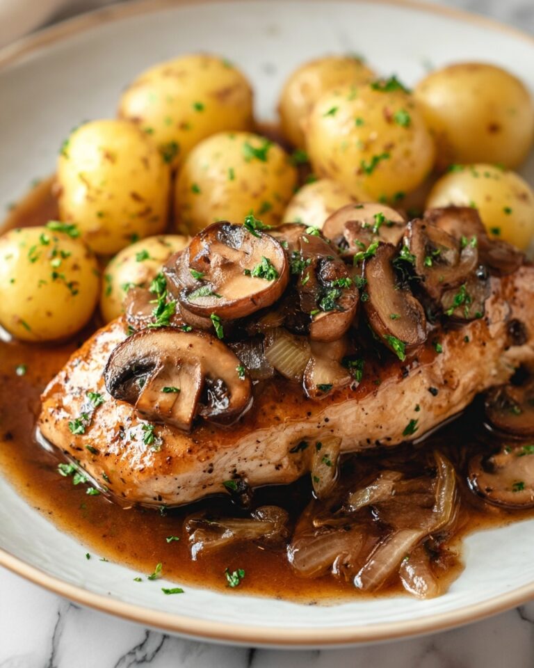 Savory Chicken with Mushrooms and Potatoes Recipe