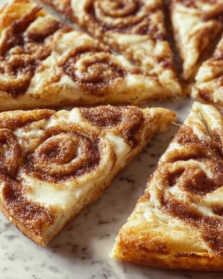 Cinnamon-Sugar Pizza Made with Crescent Rolls Recipe