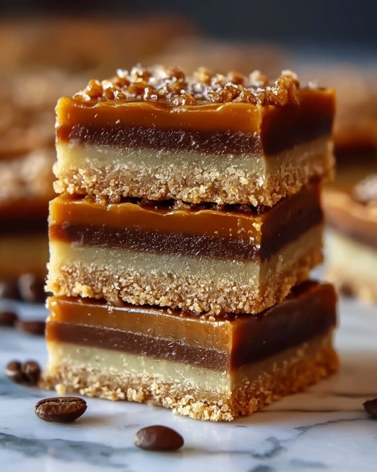 Gooey Caramel Coffee Bars Recipe