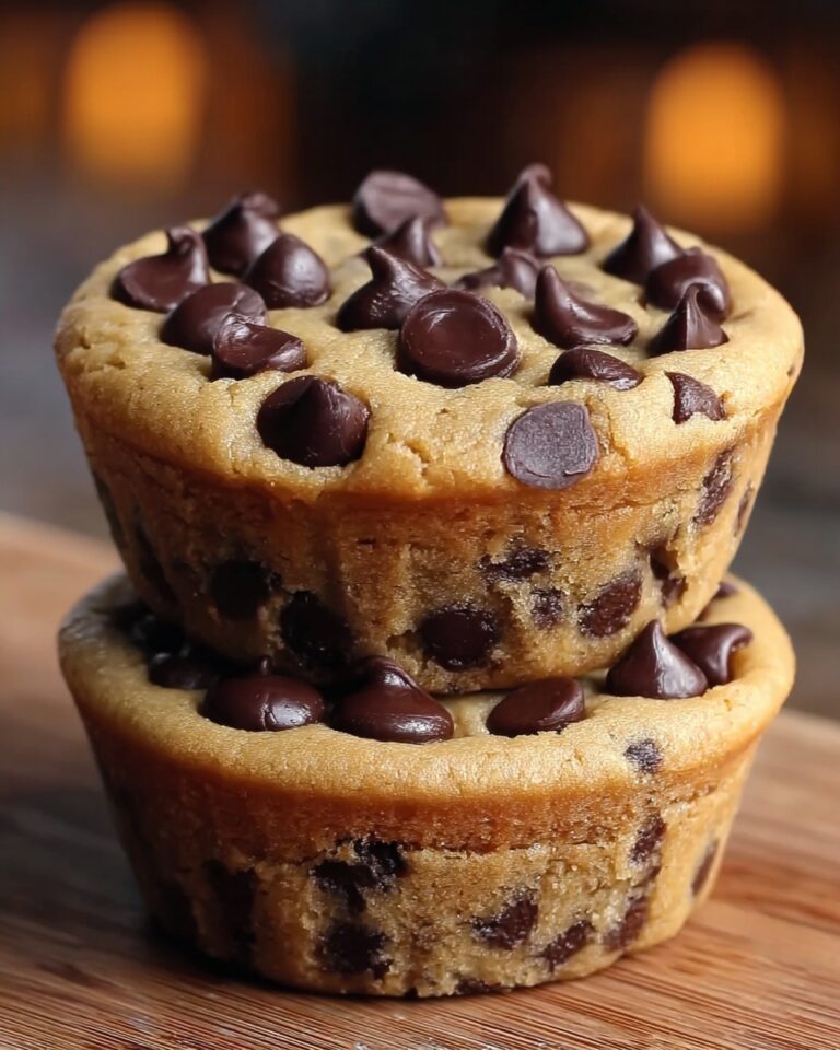 Peanut Butter Chocolate Chip Cookie Cups Recipe