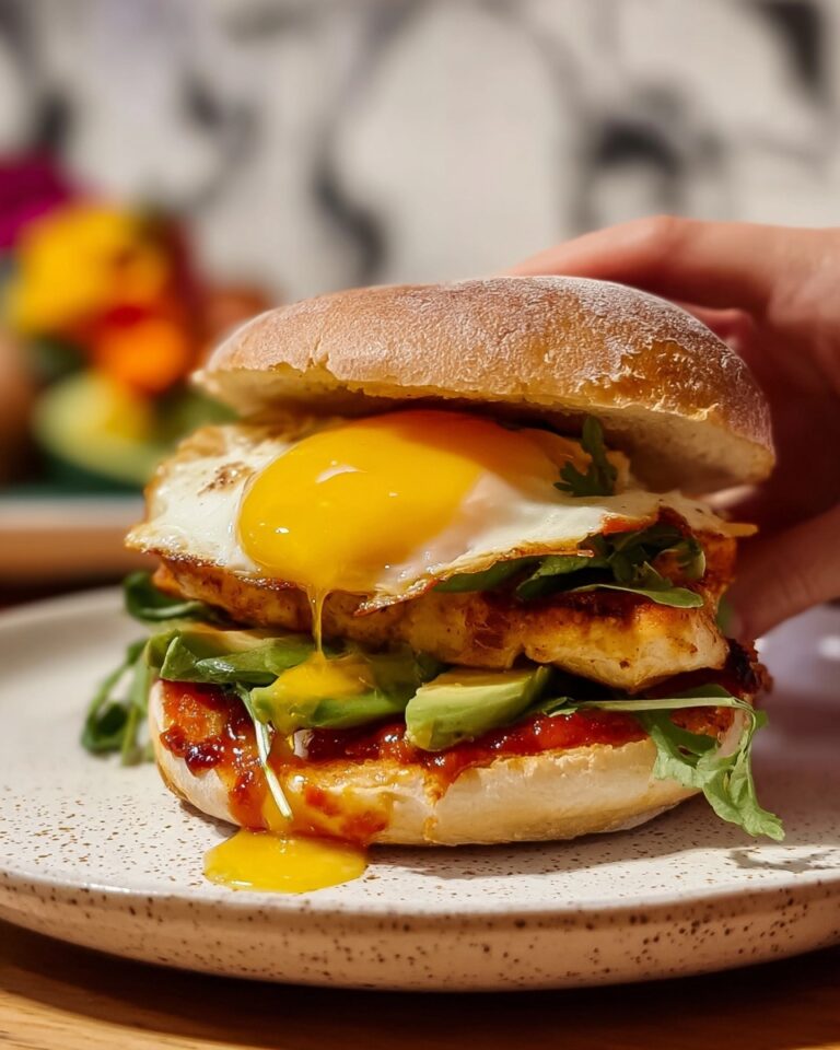 Egg & Chicken Breakfast Sandwich Recipe