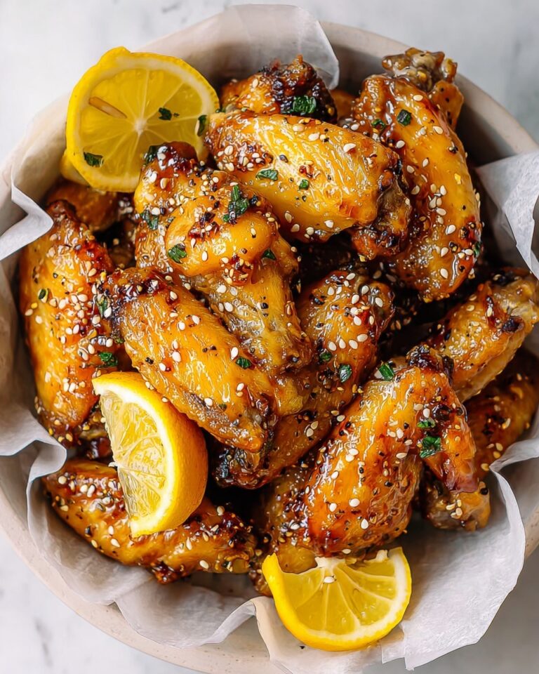 Honey Lemon Pepper Wings Recipe