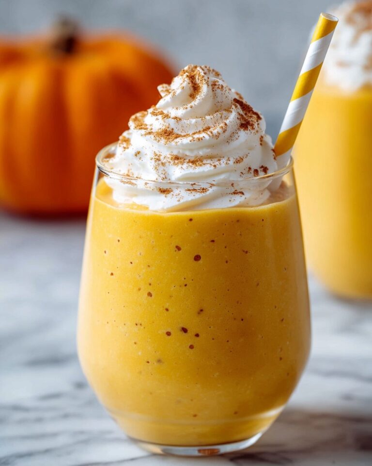 Creamy Pumpkin Smoothie with White Chocolate Hazelnut Spread Recipe