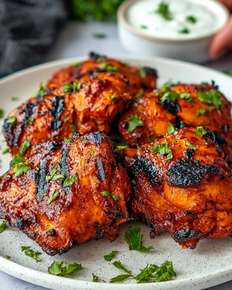 Grilled BBQ Boneless Chicken Thighs Recipe