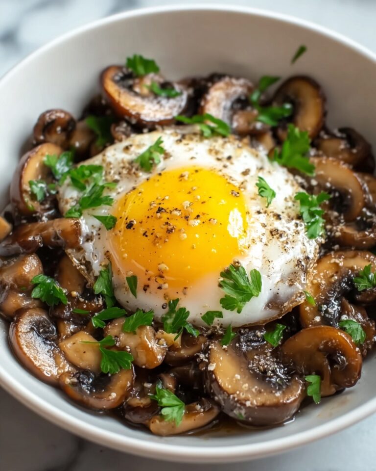 Pan-Fried Mushrooms with Miso, Egg Yolk, and Parmesan Recipe