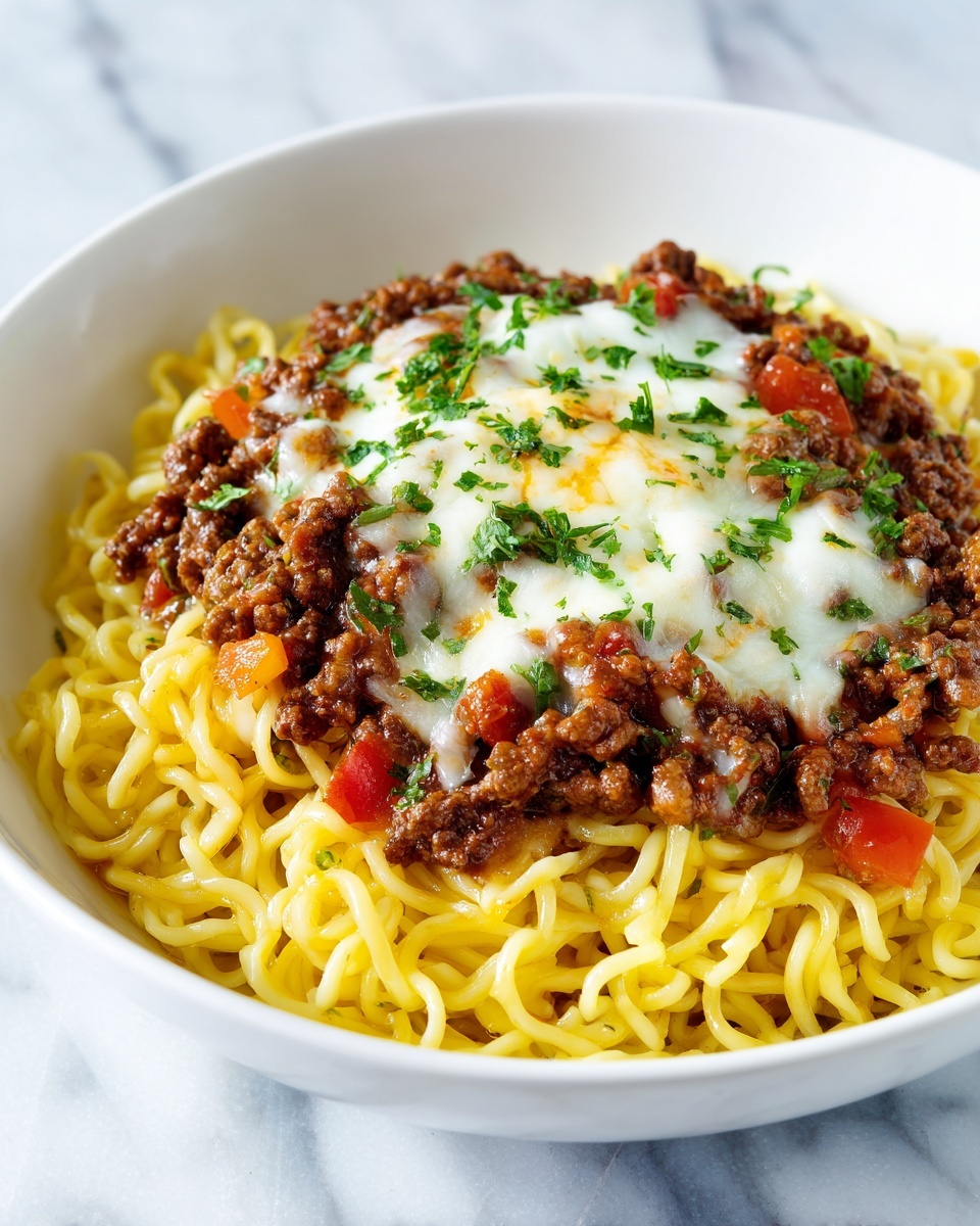 Cheeseburger Alfredo Pasta: A Delicious Twist on Comfort Food Recipe - Recipe Image