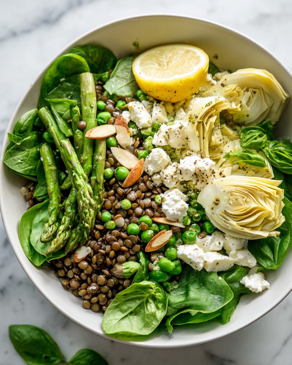 Spring Lentil Salad with Fresh Vegetables and Herbs Recipe - Recipe Image