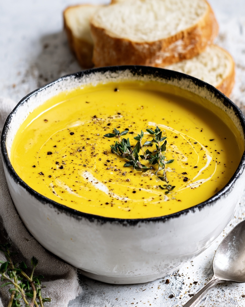 Hearty Cheddar Garlic Herb Potato Soup Recipe - Recipe Image