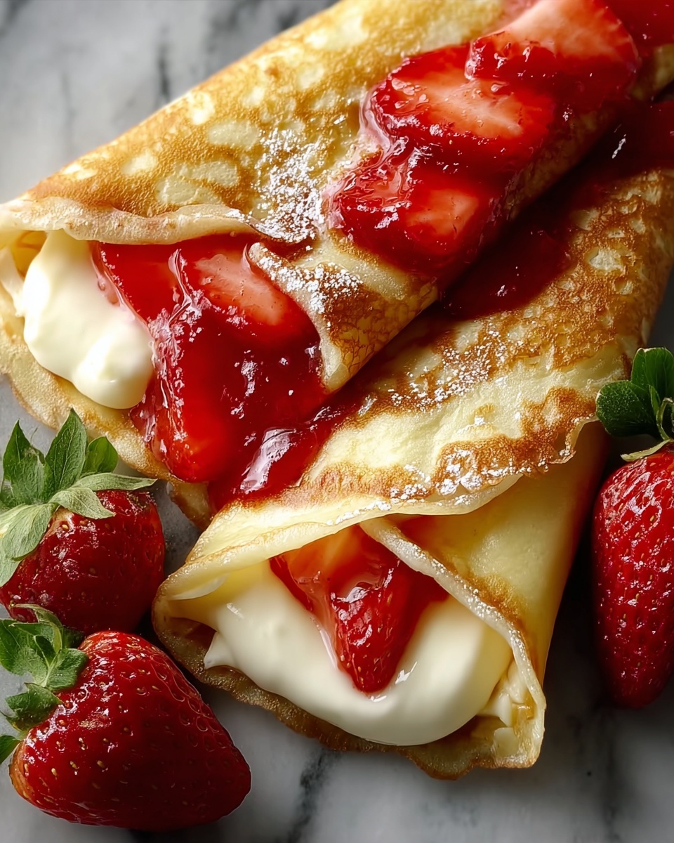 Strawberry Cheesecake Chimichangas Recipe - Recipe Image