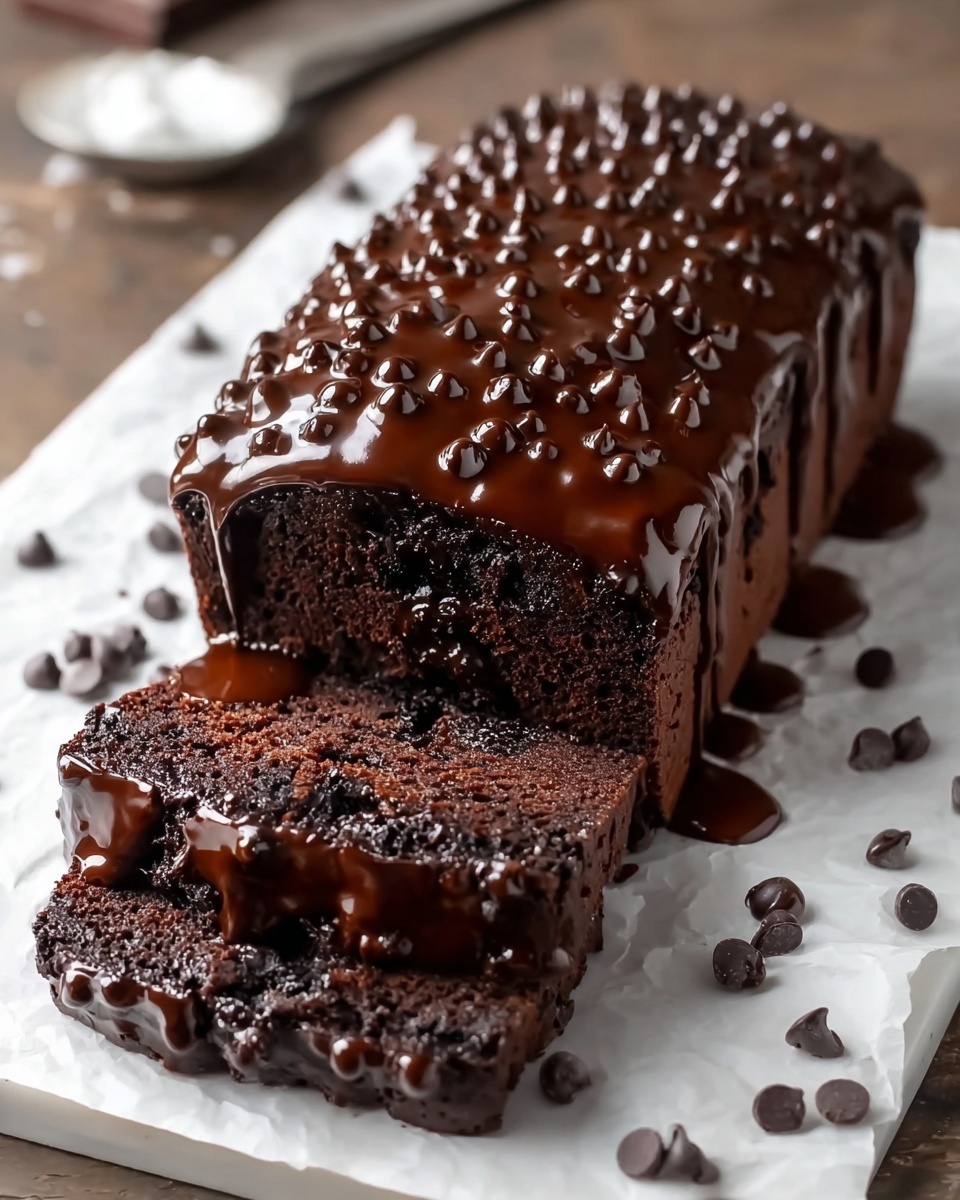 Hot Fudge Brownie Bread Recipe - Recipe Image