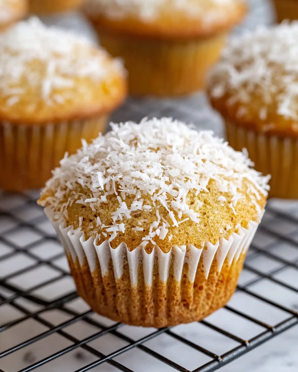 Lemon Coconut Muffins Recipe - Recipe Image