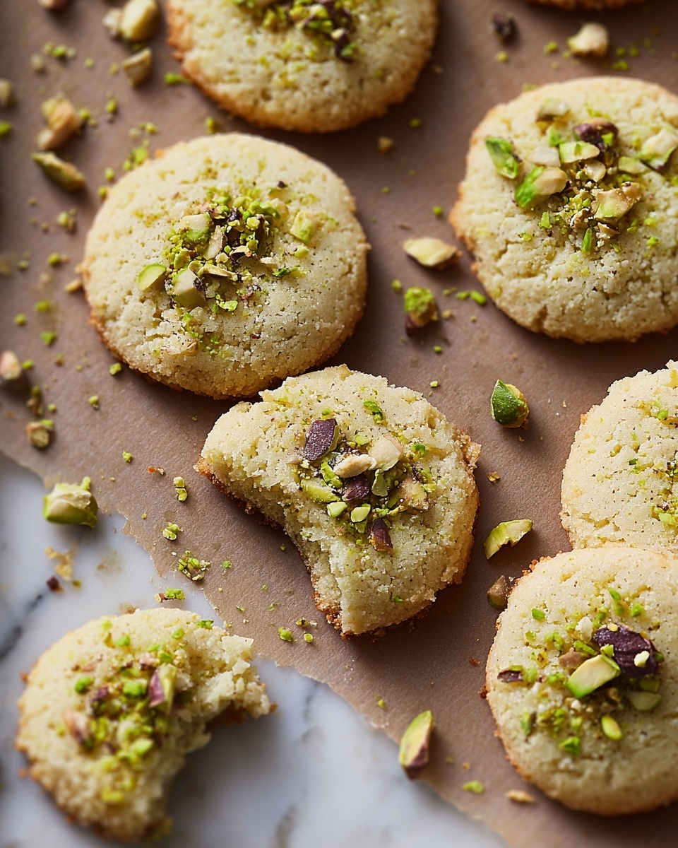 Pistachio Shortbread Cookies Recipe - Recipe Image