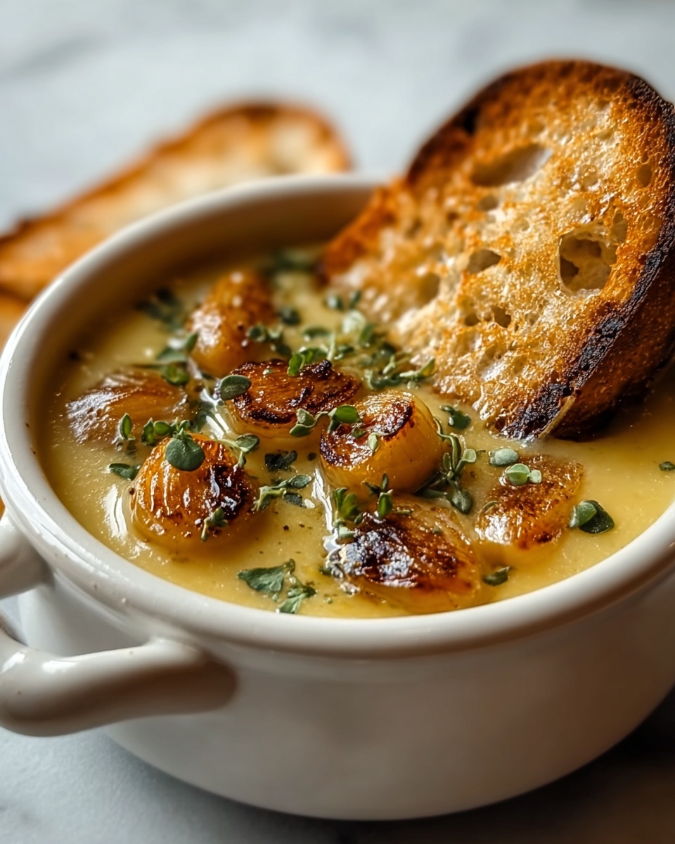 Country French Garlic Soup Recipe - Recipe Image