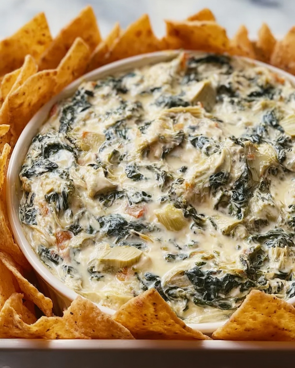 Spinach Artichoke Dip: The Ultimate Comforting Appetizer Recipe - Recipe Image