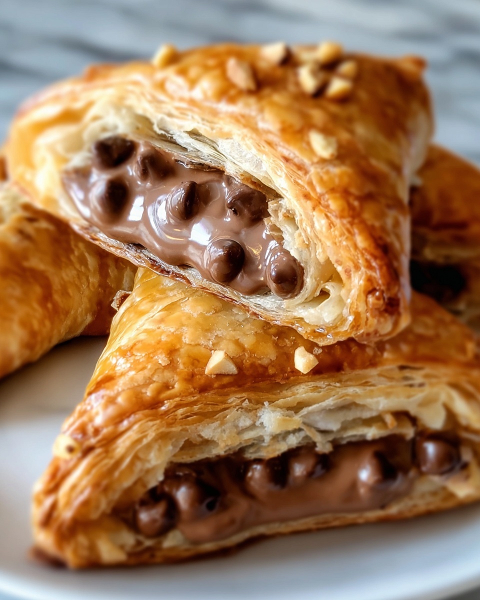 Chocolate Chip Cookie Dough Turnovers Recipe - Recipe Image
