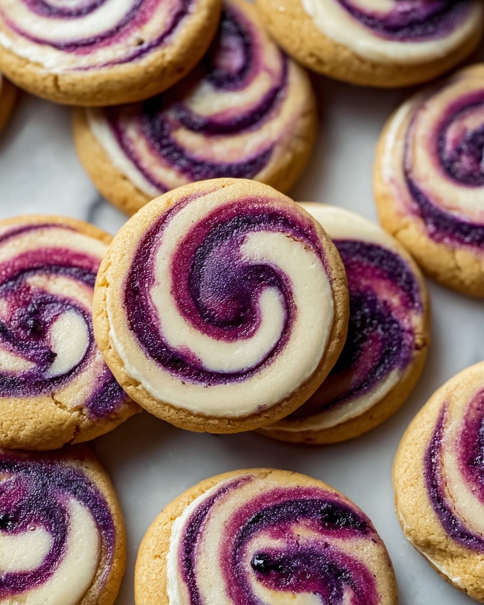 Blueberry Cheesecake Swirl Cookies Recipe - Recipe Image