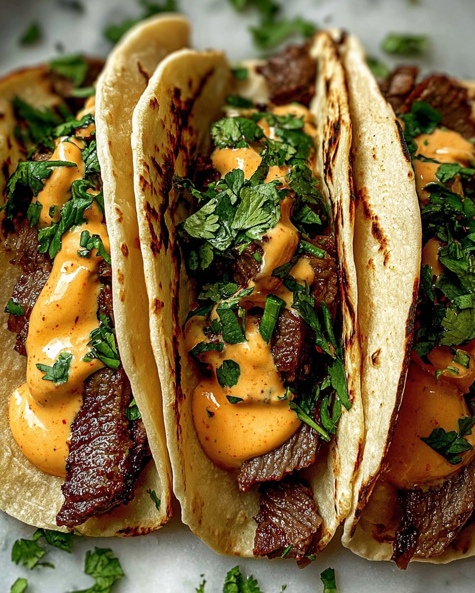 Garlic Butter BBQ Beef Tacos Recipe - Recipe Image