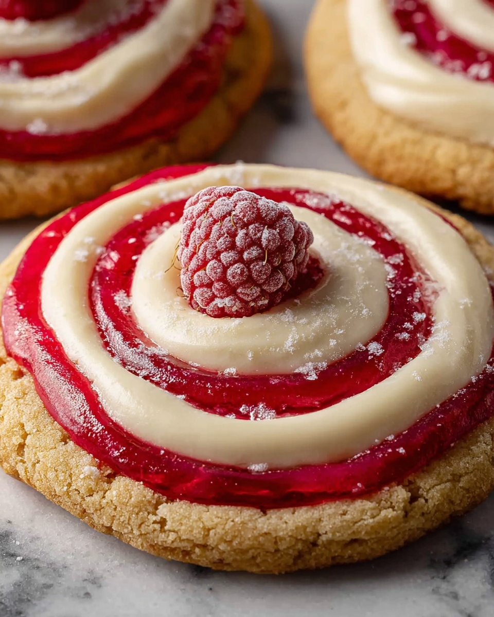Raspberry Cheesecake Cookie Swirls Recipe - Recipe Image