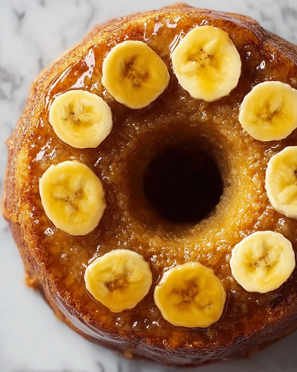 Irresistible Banana Upside Down Cake Recipe - Recipe Image