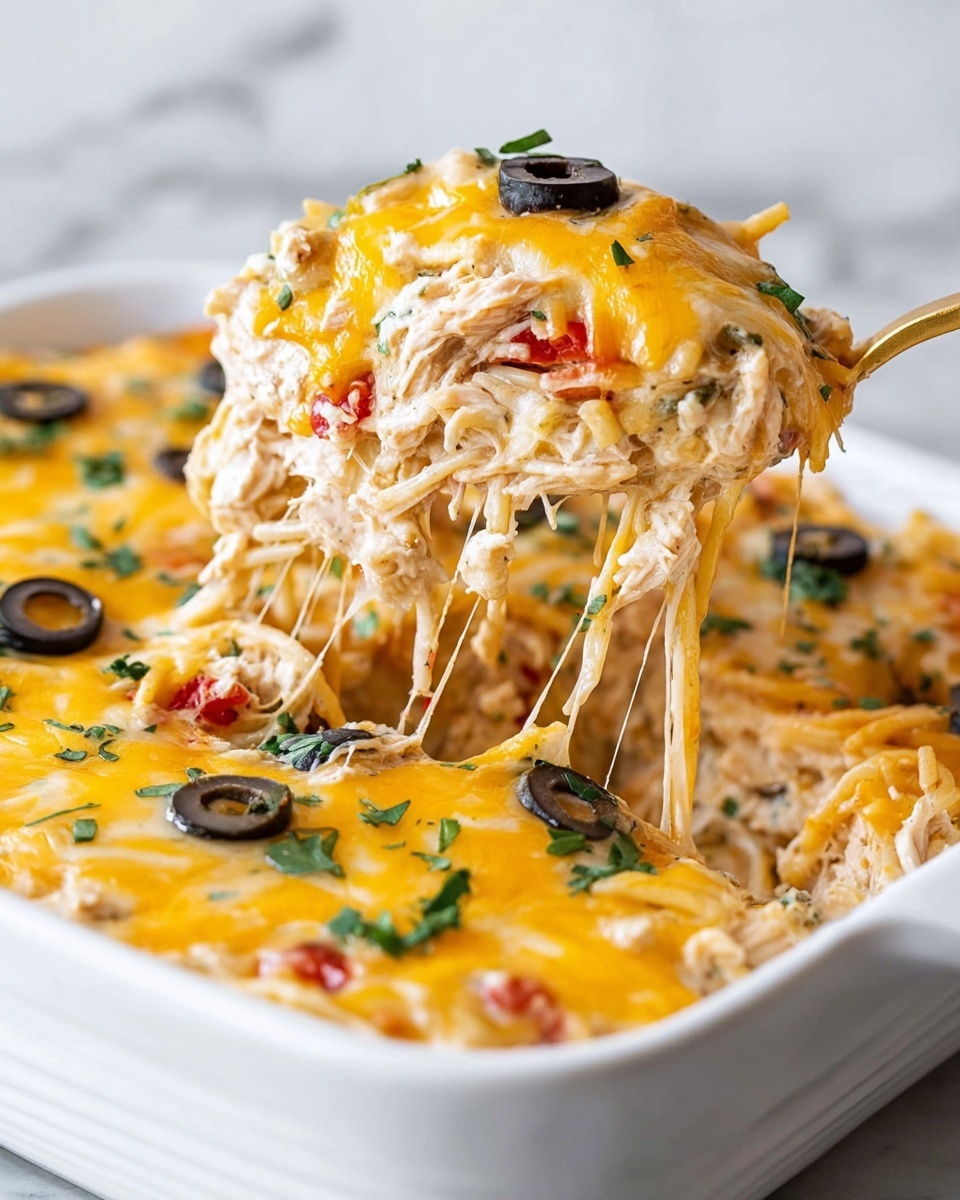 Fiesta Chicken Pasta Casserole Bake Recipe - Recipe Image