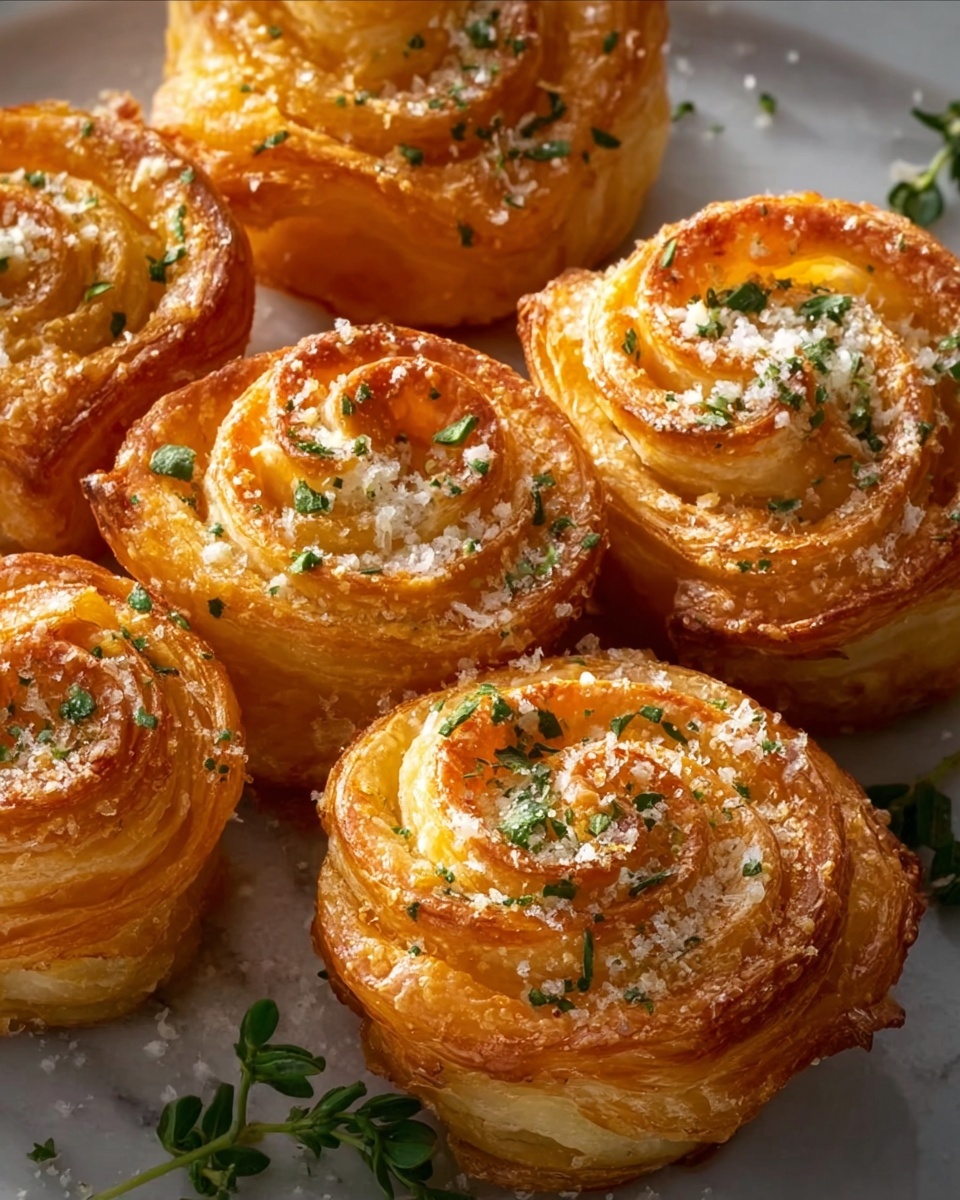 Garlic Parmesan Herb Cruffins Recipe - Recipe Image